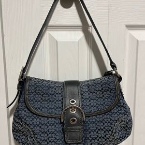 Vintage 2008 Coach Soho Flap Shoulder Bag